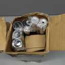 2 Pack Silver Curtain Rod, 1 Inch Adjustable Heavy Duty Curtain Rods for Windows 30 to 56 Inch, Decorative Modern Window Treatment Rods, Splicing Metal Drapery Pole, Easy Installation