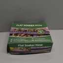 Flat Soaker Hose 50ft, Heavy Duty Double Layer Design, Drip Irrigation Hose Saves 80% Water, Leak Proof Sprinkler Hose For Garden, Lawn, Flower Bed, Vegetable Field