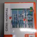 City Hospital Toy Building Set with LED Lighting, Compatible with Lego, Modular Three-Story Architecture Set for Adults, Gift Idea for Kids Ages 10 and Up (1350 Pieces)