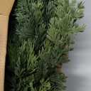 Real Touch Cedar Garland, Christmas Artificial Realistic Faux Cypress Pine Garlands, Christmas Greenery Garland Decorations for Mantle, Table, Stairs, Doorframe, Fireplace, Winter Garlands(6FT)