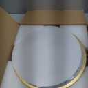 HLinghtnet Flush Mount Ceiling Light Gold 12 Inch LED Dimmable Ceiling Light 24W 5CCT(2700K5000K) Bedroom Lamp Entryway for Bedroom Foyer Kitchen Entryway Closet Hallway