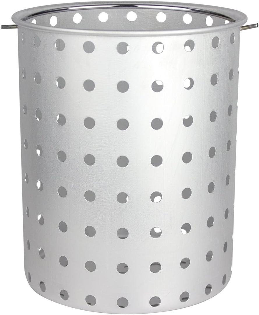 CHARD AFB-30 Aluminum Frying Basket Pots, 30-Quart, Stainless Steel