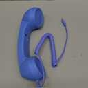 Retro Phone Handset, Retro Telephone Handsets Style Type-C Port, HD Retro Landline Handle Receiver for Home or Office Mobile Video Conferences, HD Calls, Volume Control, Plug and Play