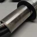 Kitchen Faucet with Pull Down Sprayer - Brushed Nickel Single Handle Kitchen Faucets, High Arc Stainless Steel Pull Out Kitchen Sink Faucet with Deck for RV Laundry Farmhouse Bar