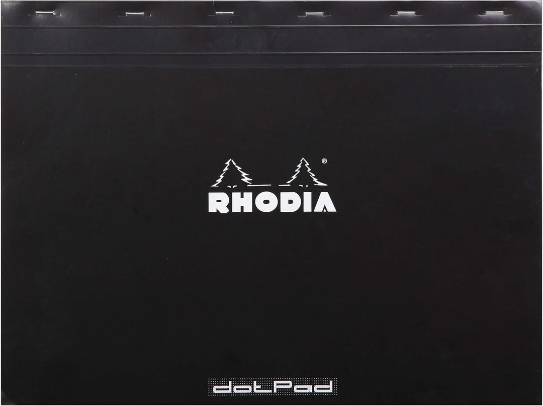 Rhodia Notepad, No38 A3+, Dot - Black, RD-38559 (16 1/2" x 12 1/2")