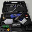 Ontel Turbo Jet HydroX5 Pro Portable Cordless Pressure Washer (21V 3000mAh Battery), 6-in-1 Nozzle, Dual Water Source, 16ft Detachable Hose