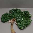 DAZONGE St. Patrick's Day Decorations, St Patricks Day Shamrock Wreath, Lucky Green St. Patrick's Day Door Swag for Fireplace Mantel Walls