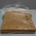 15-PACK Pastry Bakery Box 16x11x2.75inch,Brown Large Donuts,Muffins,Cookies Boxes with PVC Window Auto-Pop up Paper Box Nature Cardboard Take Out Container,Hold 12 Donuts,Pack of 15