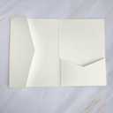 MillaSaw 25pcs Ivory Invitation Envelope for Wedding Bridal Shower Birthday Anniversary Sturdy Invitation Suite.