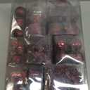 SHareconn 100pcs Christmas Tree Decorations Ornaments Set, Shatterproof Plastic Baubles Decorative Balls for Xmas Tree Decor Holiday Wedding Party, Burgundy