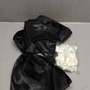 Black White Bow Decor 2 Pack,Large & Small Coquette Room Backdrop Wall Decor for Christmas Decorations Bachelorette Bridal Shower Bow Valentines Xmas Birthday Decor