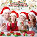 4PCS Christmas Squishy Kit, Squishy Fidget Toys for Kids, Christmas Fufu Squeeze Squishy Pack, Big Squishies Toys for Stocking Stuffers, Adults, Party Favors, Gifts (Cake, Croissant, Waffle, Glove)