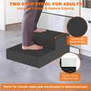 8. 0 inch Height HD Foam EVA Plastic Two Steps Stool for Bed Seniors Audlts