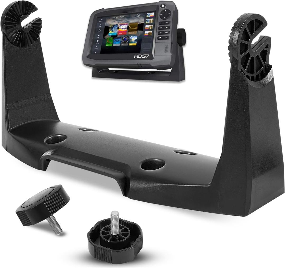 000-11019-001 Upgrade Gimbal Bracket Mounting Bracket with Knobs for Lowrance HDS-7 Touchscreen Models HDS Gen3, HDS Gen2 Touch, Elite and Hook 7