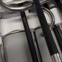 Kalimdor Pants Hangers 2 Pack Space Saving Metal Closet Organizer,Clothes Pants Hangers,Anti-Slip Design,Closet Organizers and Storage for Pants Jeans Skirts Scarf Legging