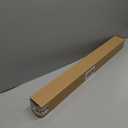 No Drill Zebra Blinds for French Door, 26 5/8" W x 72" L, White