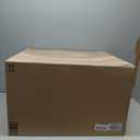 IRIS USA Large Cat Litter Box with Front Door Flap, Covered Enclosed Litter Box Enclosure with Scoop, Handle & Buckles for Portability & Privacy, Hidden Litter Pan, Gray