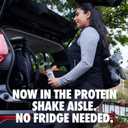 Oikos Protein Shake, Chocolate, 30g High Protein Drinks, Shelf Stable, Ready to Drink, 5g Prebiotic Fiber, 12 fl oz Bottle, 12 Count (EXP 03/26/27)