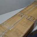 Veken 47.2 Inch Standing Desk Electric, Height Adjustable Sit Stand Up, Cable Clip, Wood Desktop, Work Home Office Computer PC Table, Writing Study Rising Desks, Brown