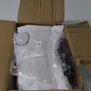 [Timer] 2Packs Halloween Decorations Outdoor, Cute Halloween Decorations Indoor, Spooky Ghost Halloween Decor with Witch Hat, Scary Ghosts Decor with LED Lights for Front Porche Yard Garden Home