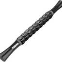 Muscle Roller, Massage Roller Stick for Athletes, Help Reducing Muscle Soreness Cramping Tightness Leg Arms Back Calves Muscle Massager（Grey Black-18inch）