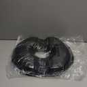 Donut Pillow Seat Cushion - Cooling Gel Outdoor Chair Cushions, Memory Foam Seat Cushion for Office & Home, Car Seat and Patio Furniture Cushions, Hemorrhoids Pillow and Tailbone Pain Relief, Black