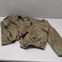 WOWULOVELY Women's Faux Suede Bomber Jacket Lapel Pilot Pocket Coat Casual Oversized Long Dolman Sleeves Trendy Streetwear Small