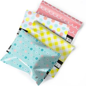 RUSPEPA Poly Mailers Shipping Bags Pretty Thick Self Adhesive Mailing Envelopes 10x13 inches, 40 Pack (10x13-Blue and Yellow)