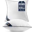 MIULEE 18x18 Pillow Inserts Set of 2 Throw Pillows 18 Inch Premium Down Alternative Pillow Inserts Decorative Pillow Stuffer for Sofa, Couch (18x18 inch, Set of 2)