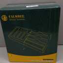 Calmbee 9 IN 1 Storage Bag Organizer for Kitchen Drawer, Bamboo Foil and Plastic Wrap with Cutter, Organizers Compatible Gallon, Quart, Sandwich Snack Size