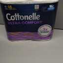 Cottonelle Ultra Comfort Toilet Paper with Cushiony CleaningRipples Texture, 32 Family Mega Rolls = 144 Regular Rolls (8 Packs of 4)