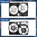 WFLNHB Engine Radiator Cooling Fan Assembly Replacement for 2006-2010 Toyota Sienna
