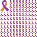 Yinkin 120 Pcs Psoriasis Awareness Pins Bulk Gifts World Psoriasis Day Concept Awareness Purple Lavender and Orange Ribbon Lapel Pin Survivor Gifts for Prevention Charity Supplies Decorations