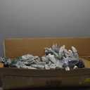 4.5 ft. White Unlit Snow-Flocked Slim Hinged Artificial Christmas Tree