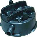 Korky Toilet Repair R528P2 Fill Valve Replacement Cap, Black, Pack of 2