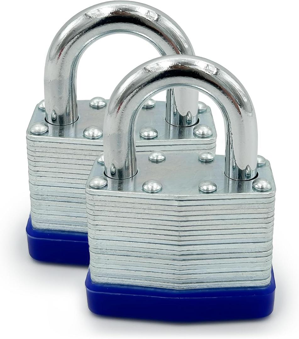 NOT A LOCK - 11134P/2PK 2 PK, Silver 2.5 x 2 x 1 Inches