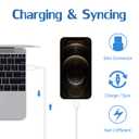 [MFi Certified] iPad iPhone Charger Fast Charging Block with 2-Pack 6.6FT USB to Lightning Cable iPad Charging Cord 12W Foldable Portable Wall Plug Charger for i Pad 9th, 8th,i Pad Pro/Air/Mini,iPhone