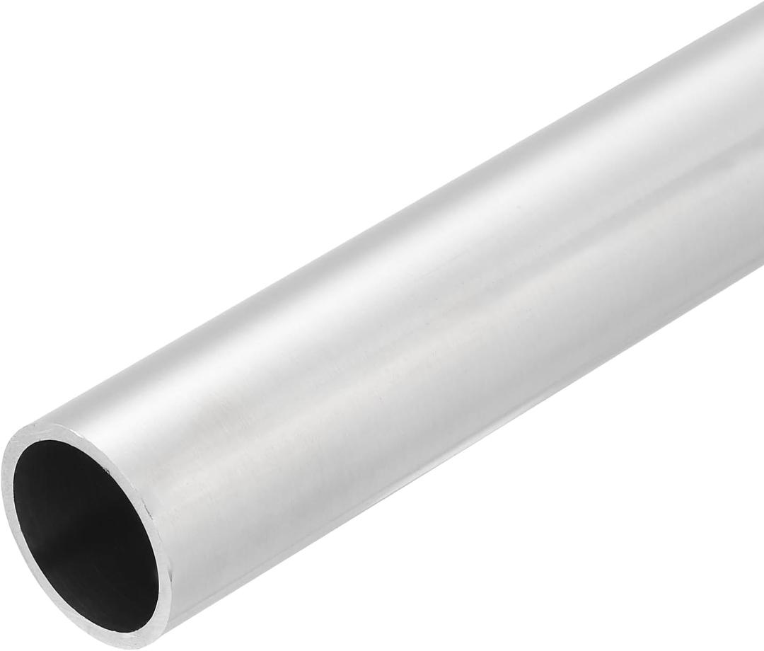 MECCANIXITY 1 PCS 304 Stainless Steel Tubing, 25mm OD 1.5mm Wall Thickness 406.4mm Long Round Metal Pipe Steel Tube for Industrial Machinery Home Decoration DIY Crafts Model
