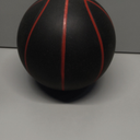 Silent Basketball Size 7 (29.5")  Grooved Airless Indoor Basketball for Quiet Dribbling and Indoor Training, Pro PU Foam Ball  Real Feel Higher Bounce Quieter (Black)