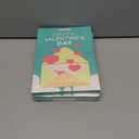 3 x 36 Pack Valentines Day Cards for Kids School  Adorable Die-Cut Animal & Food Classroom Valentines with Pink Envelopes & Stickers, 9 Cute Designs for Boys, Girls & Teachers