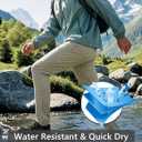 BLUE CHILL Mens Hiking Pants with 4 Zipper Pockets