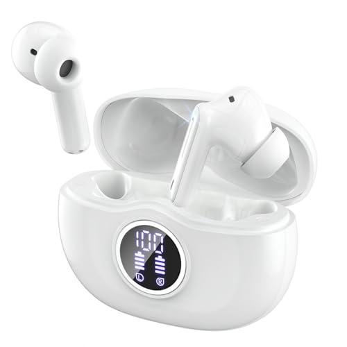 Wireless Earbuds, Bluetooth 5.3 Headphones HiFi Stereo 50H Playback LED Digital Display Ear Buds