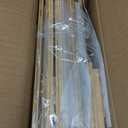 AmazerBath Toilet Paper Storage Cabinet Bamboo, Toilet Paper Holder with Storage for Small Spaces, Slim Bathroom Storage Cabinet, 33x7.3x6.5 Inches