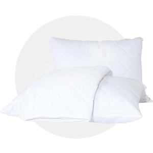 2 Pack Standard Size Zippered Pillow Protector, Waterproof Soft Breathable Pillow Cover, Waterproof Quilted Fully Encased, Durable Zipper Pillow Encasement