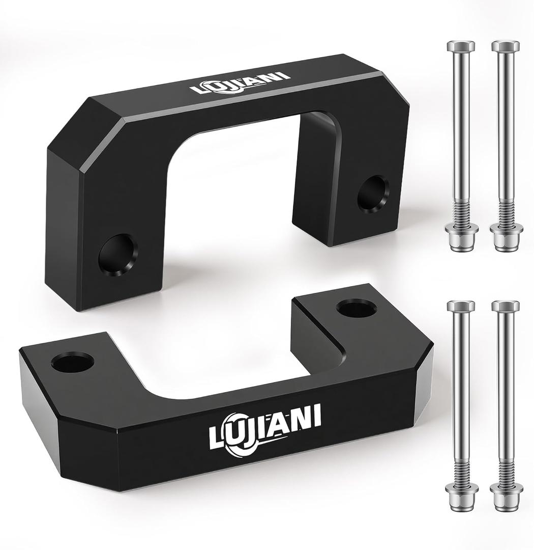 1.5 Inch Front End Leveling Lift Kit for 2007-2024 Silverado 1500 Avalanche Suburban Tahoe, Suspension Spring Strut Lift Spacers Compatible with 2007-2024 Sierra 1500 Yukon, 2 Pack