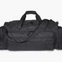 Super Quality 60L Large Duffel Travel Bag Luggage Foldable Bag Cargo Sport Gear Equipment Skiing Hardware Bag Heavy Duty& Durable(Black)