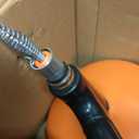 Drain Auger, Plumbing Snake with Drill Adapter, 25 ft Flexible Drain Snake Clog Removal Tool Use Manually or Powered for Kitchen Bathroom Shower Sink, Come with Gloves and Cloth Bag