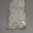 Riceshoot 48 Pcs Christmas Decoration Artificial Leaves with Stems 12.7'' Glitter Decor for Vase Pray Branch Picks Home Kitchen Table Xmas Tree Ornament (White)