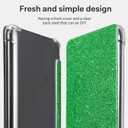 CoBak Case for 7" Ereader - New PU Leather Cover and Clear Soft Silicone Back Cover with Auto Sleep Wake Feature (Jade Glitter)