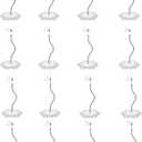 16-Pack Clear Adjustable Action Figure Stand with Metal Clips & Flexible Arms  Action Figure Display Stand for Figures Compatible with Gundam HG/RG/SD 1/144 Scale